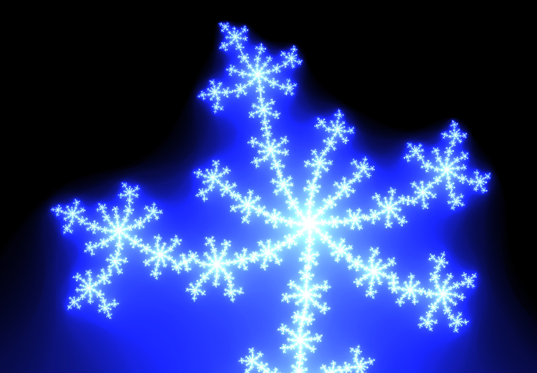 Image of a Mandelbrot Snowflake