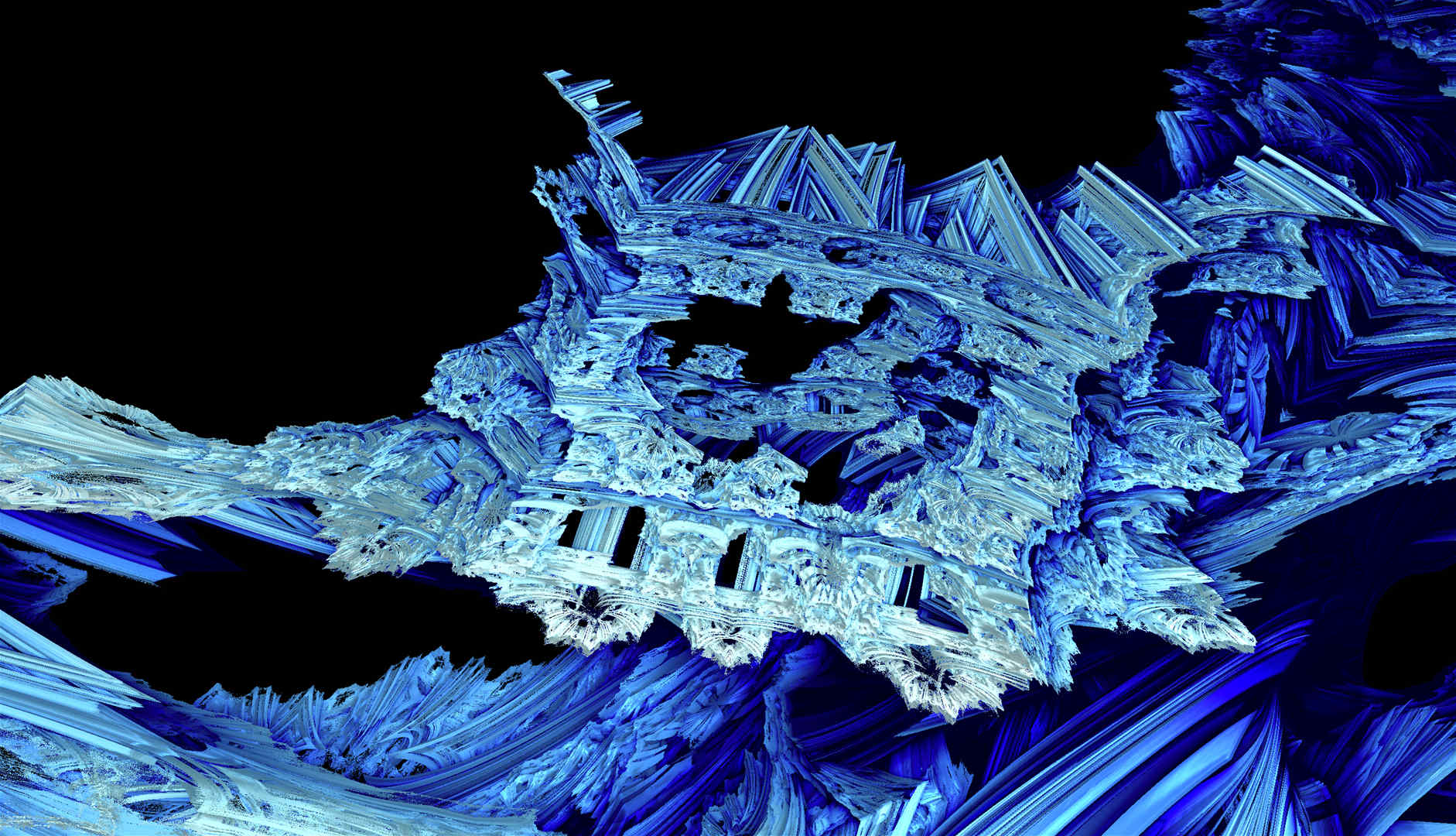 Ice Crystals in the Icebox Fractal