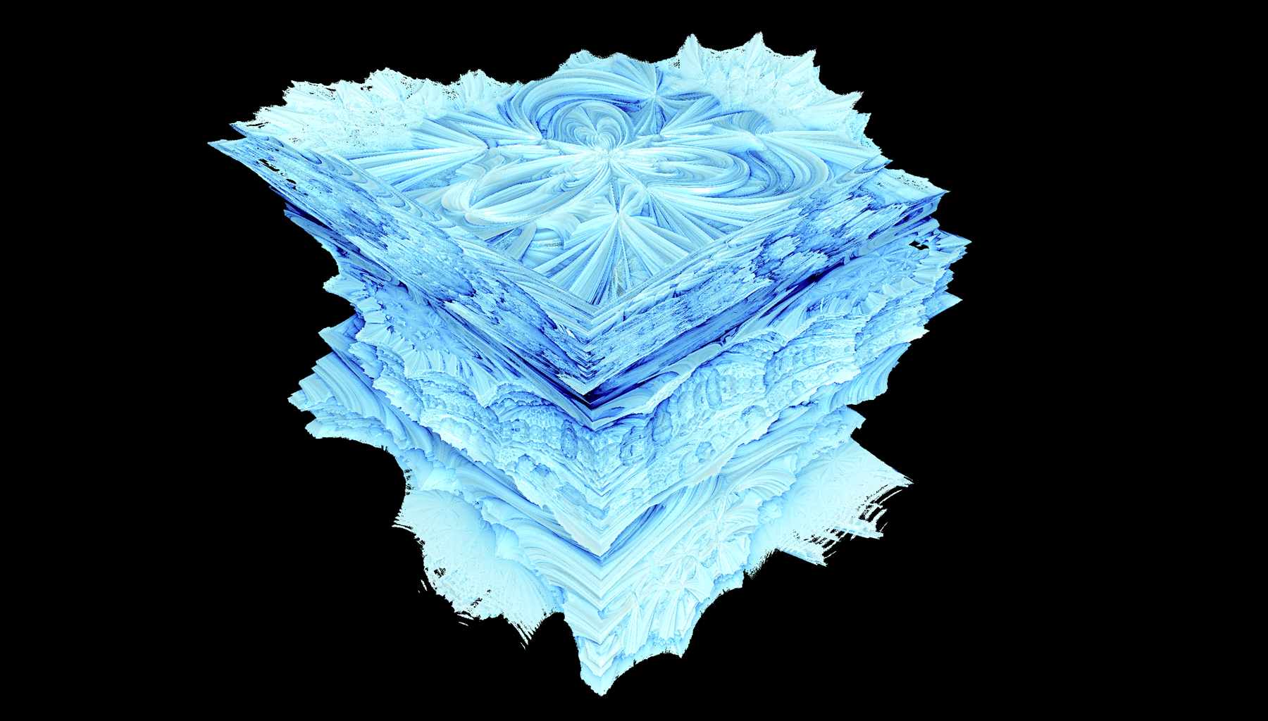 Ice Swirls in the Icebox Fractal