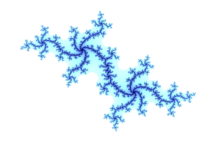Julia Set at (-0.48, 0.63, 0)