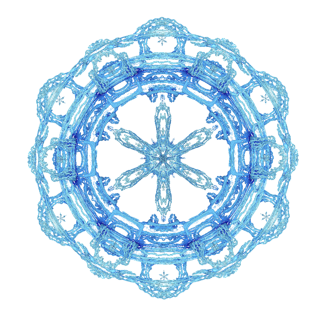 Juliabulb Power-6 Snowflakes (Top View)