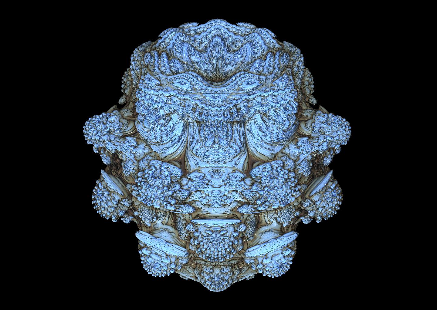 Mandelbulb in Blue and Gold